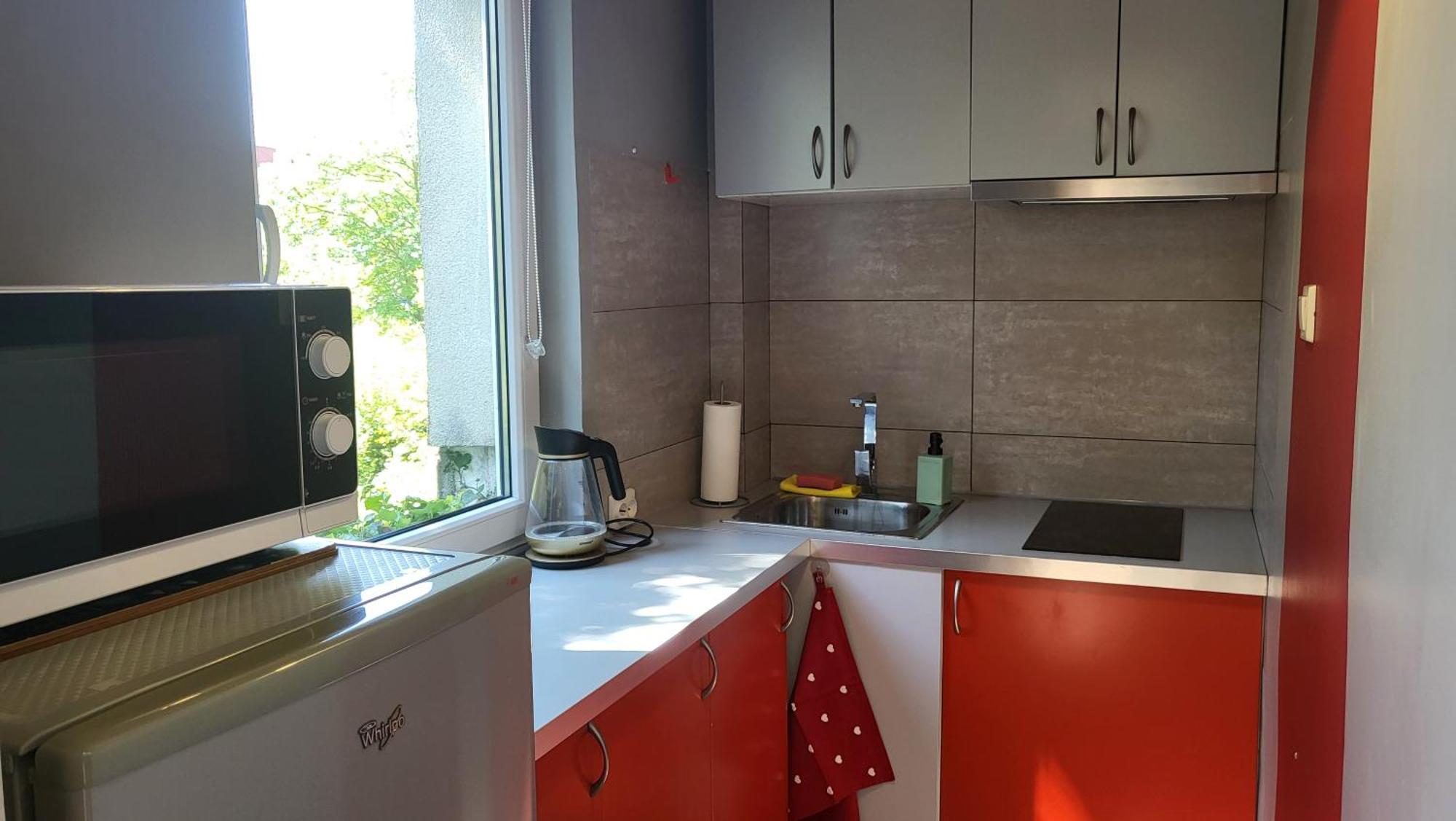 Studiospanie Studio Kapitana Z Balkonem Na Parterze Danzica Esterno foto